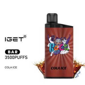 iGET BAR - Cola Ice - 3500 Puff - Disposable Vape Australia - The Vape Bar - buy iget vape online
