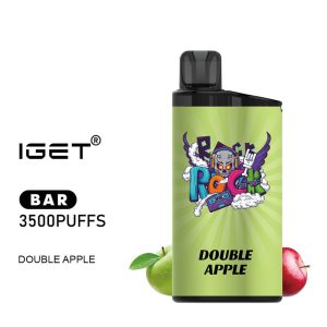 iGET BAR - Double Apple - 3500 Puff - Disposable Vape Australia - The Vape Bar - buy iget vape online