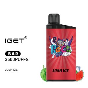 iGET BAR - Lush Ice - 3500 Puff - Disposable Vape Australia - The Vape Bar - buy iget vape online
