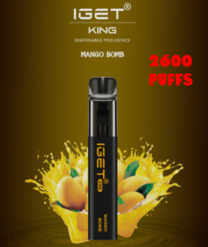 iGET KING VAPE 2600 PUFFS - MANGO BOMB