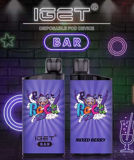 iGET BAR VAPE 3500 PUFF - BLUEBERRY RASPBERRY - The Vape Bar