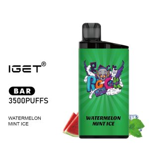iGET BAR - Watermelon Mint Ice - 3500 Puff - Disposable Vape Australia - The Vape Bar - buy iget vape online