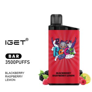 iGET BAR - Blackberry Raspberry Lemon - 3500 Puff - Disposable Vape Australia - The Vape Bar - buy iget vape online