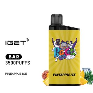 iGET BAR - Pineapple Ice - 3500 Puff - Disposable Vape Australia - The Vape Bar - buy iget vape online