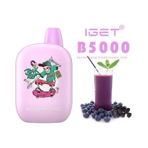 iGET b5000 - Blueberry Razz - Disposable Vape - Australia