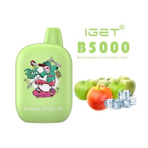 iGET b5000 - Double Apple Ice - Disposable Vape - Australia