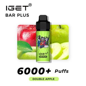 iGET Bar Plus Double Apple - 6000 Puffs - The Vape Bar - iGET Vapes Australia