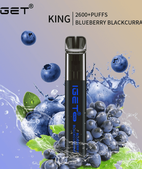 iGET King Vape 2600 Puff Blueberry Blackcurrant - thevapebar.com.au