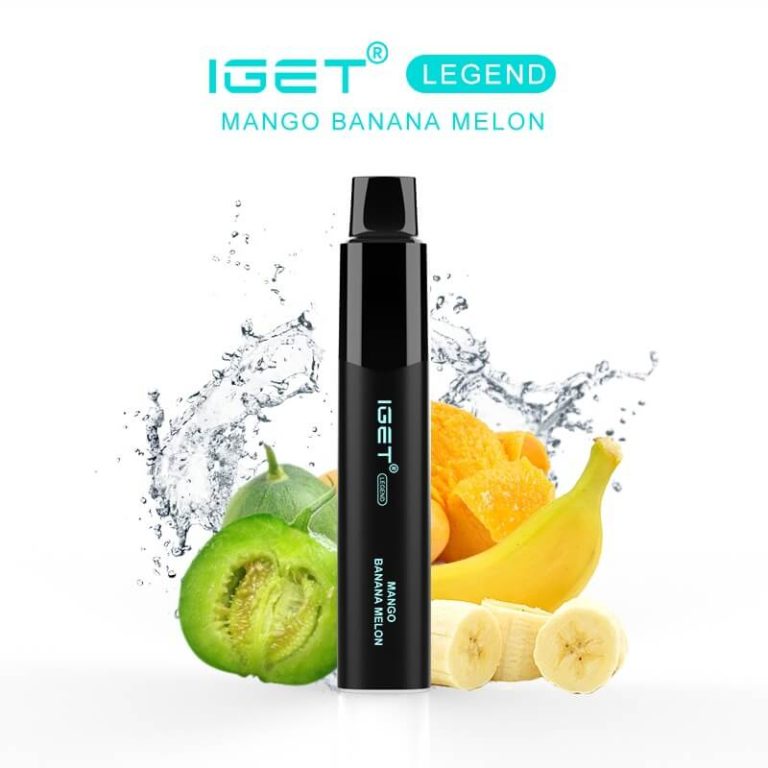 iGET LEGEND VAPE 4000 PUFF - MANGO BANANA MELON - The Vape Bar